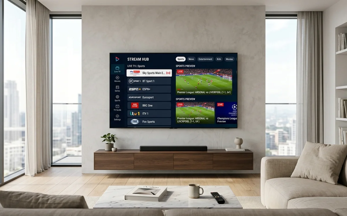 Schermata di configurazione Smart IPTV SIPTV con codice MAC